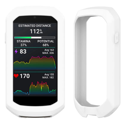 Garmin Edge 1050 Premium Cycling Computer Bundle - Color Touchscreen, Built-in Speaker, Training & Group Ride, Road Alerts with PlayBetter Silicone Case (White), Screen Protectors, Tether & More